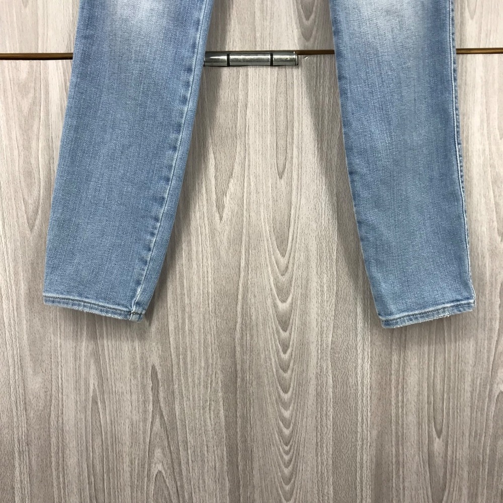 Frame Le High Skinny Jeans Light Wash Blue High Rise Denim 25 - Picture 10 of 10